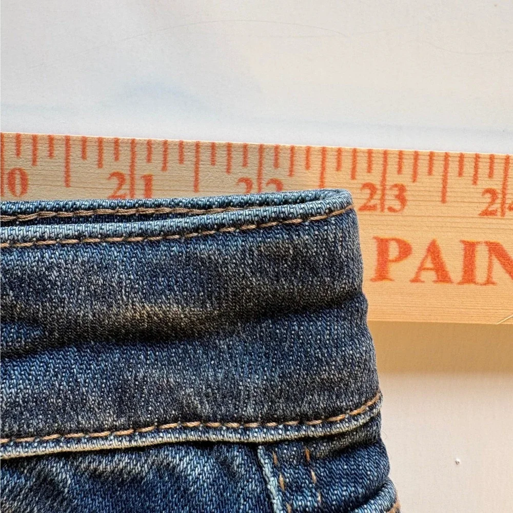 Judy Blue Jeans 24W‎ True Form Rigid Magic Wide Cuff Straight Dark Wash Stretch